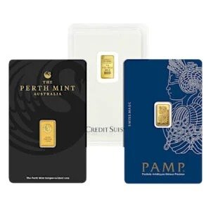 1 gram Gold Bar – Brand Varies