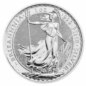 1 oz Great Britain Silver Britannia .999 (Year Varies)